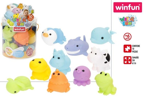 Animales de baño WINFUN 10 uds