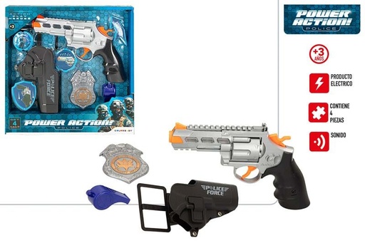 ACTION POWER Set policía con luz