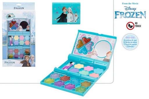 Maquillaje frozen estuche 3 niveles en caja ref 77354