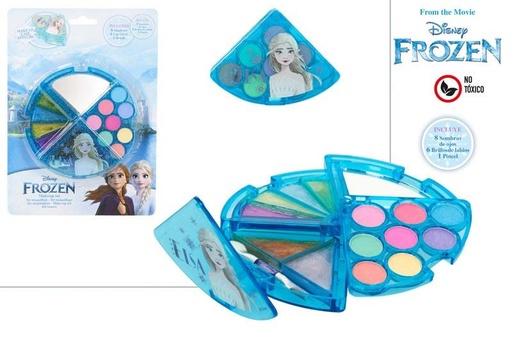 Maquillaje frozen ruleta redonda con espejo bl ref 77357